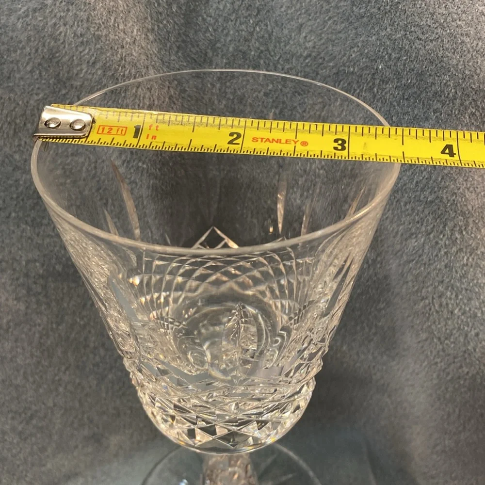 Elegant Waterford Crystal Water Goblet 6-7/8 inch Kenmare Cut collection.